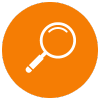 icon of magnifying glass