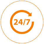 24/7 icon