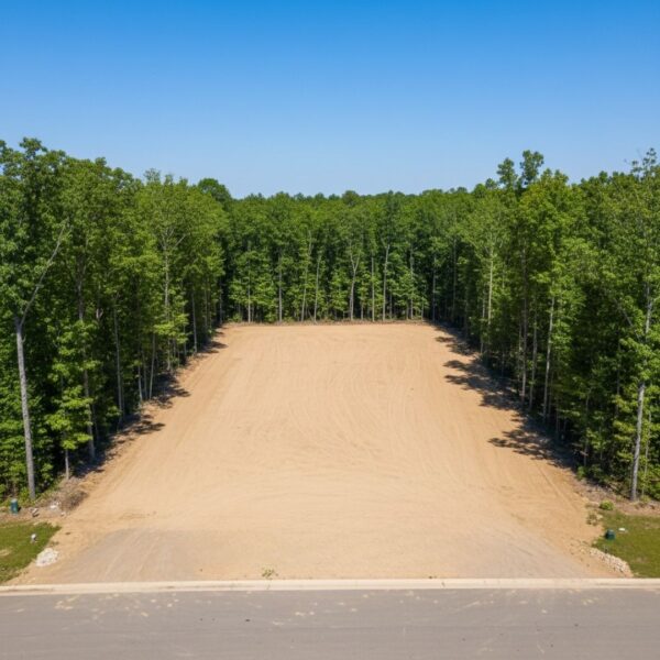 clear lot ready for a home